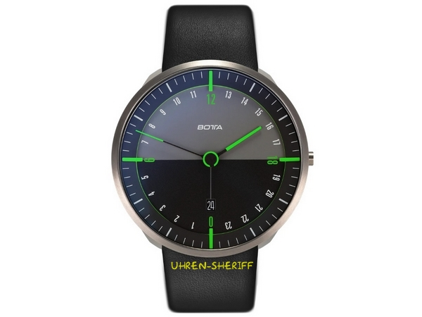 Botta Tres 24 schwarz grün 45 mm